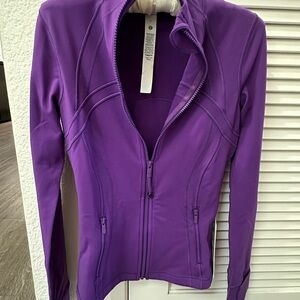 Lululemon Define Jacket “Luon” in Bright Purple, Size 4